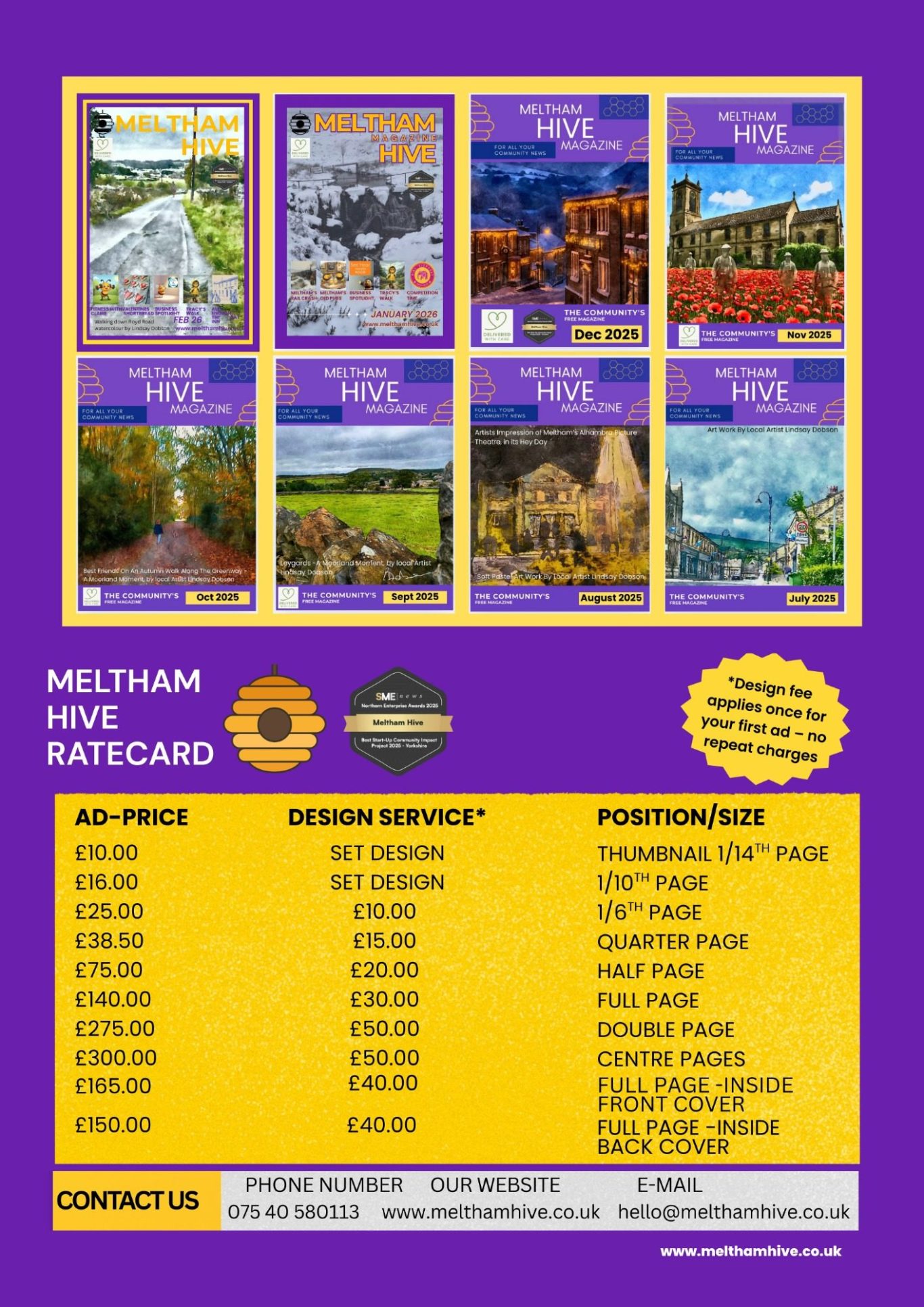 Meltham Hive, Meltham's March Community Magazine