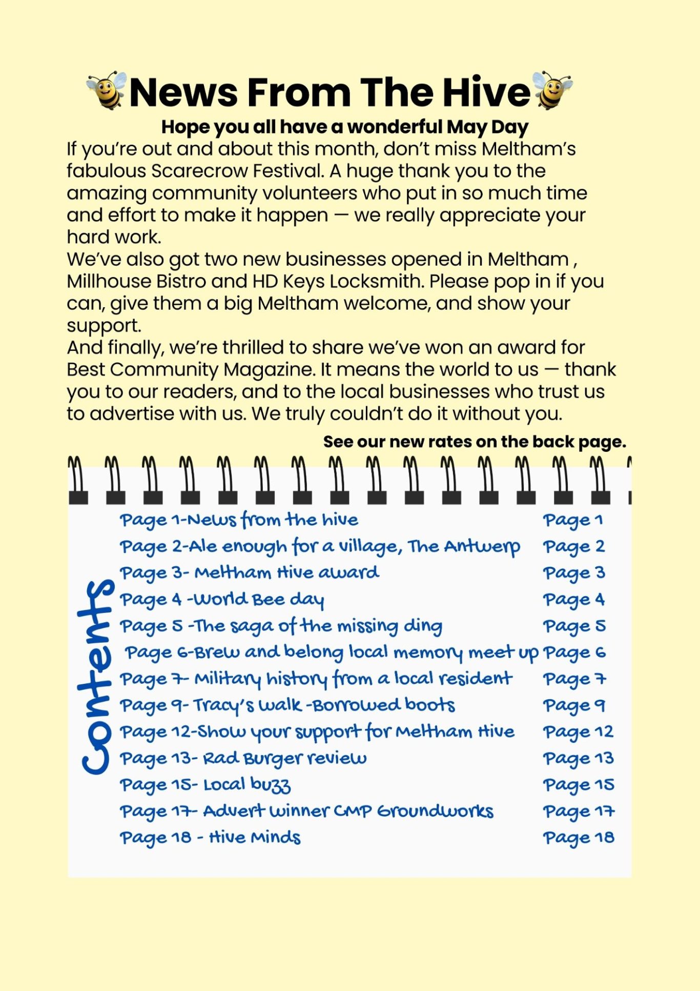 Meltham Hive Magazine May 2026