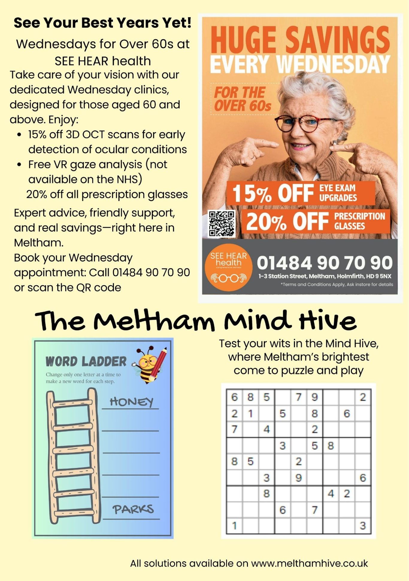 Eye care dedicated to the over 60s