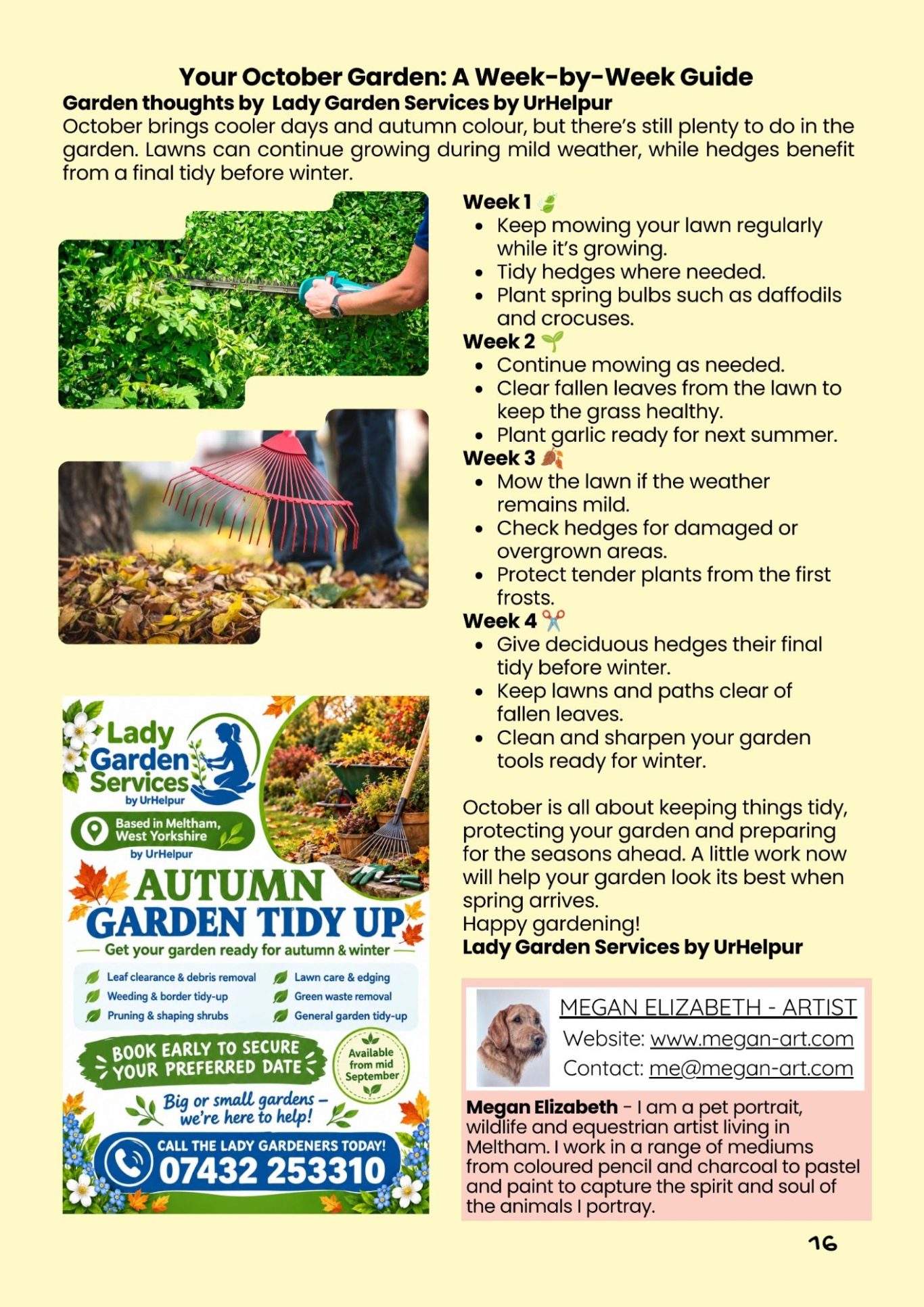 Your October Garden