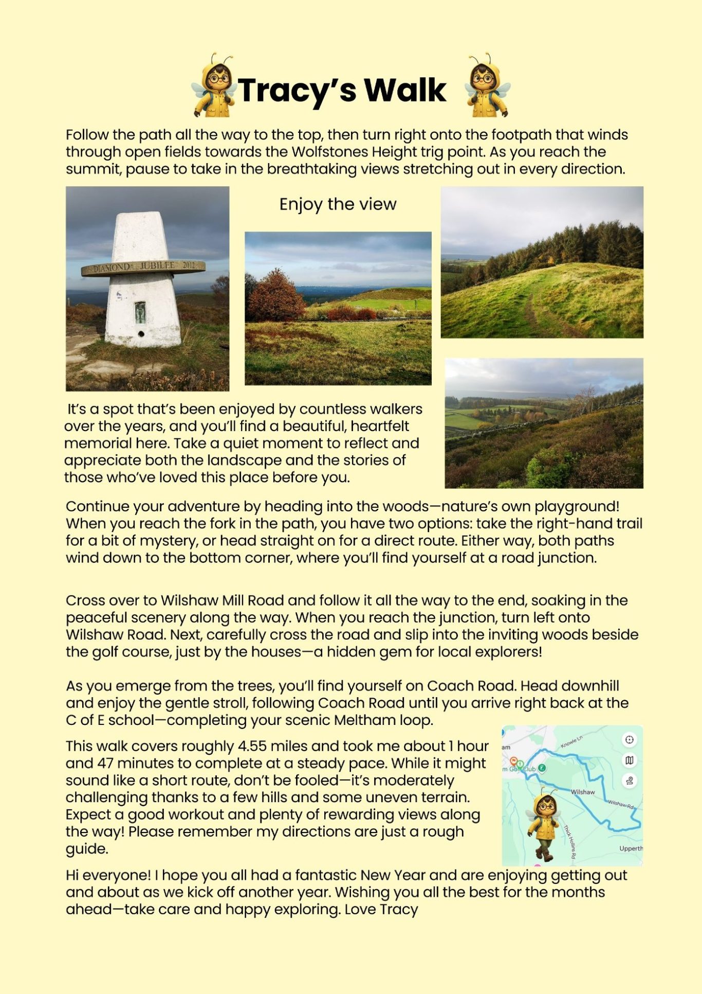 Meltham Hive Magazine January 2026 - Tracy's Walk part  2