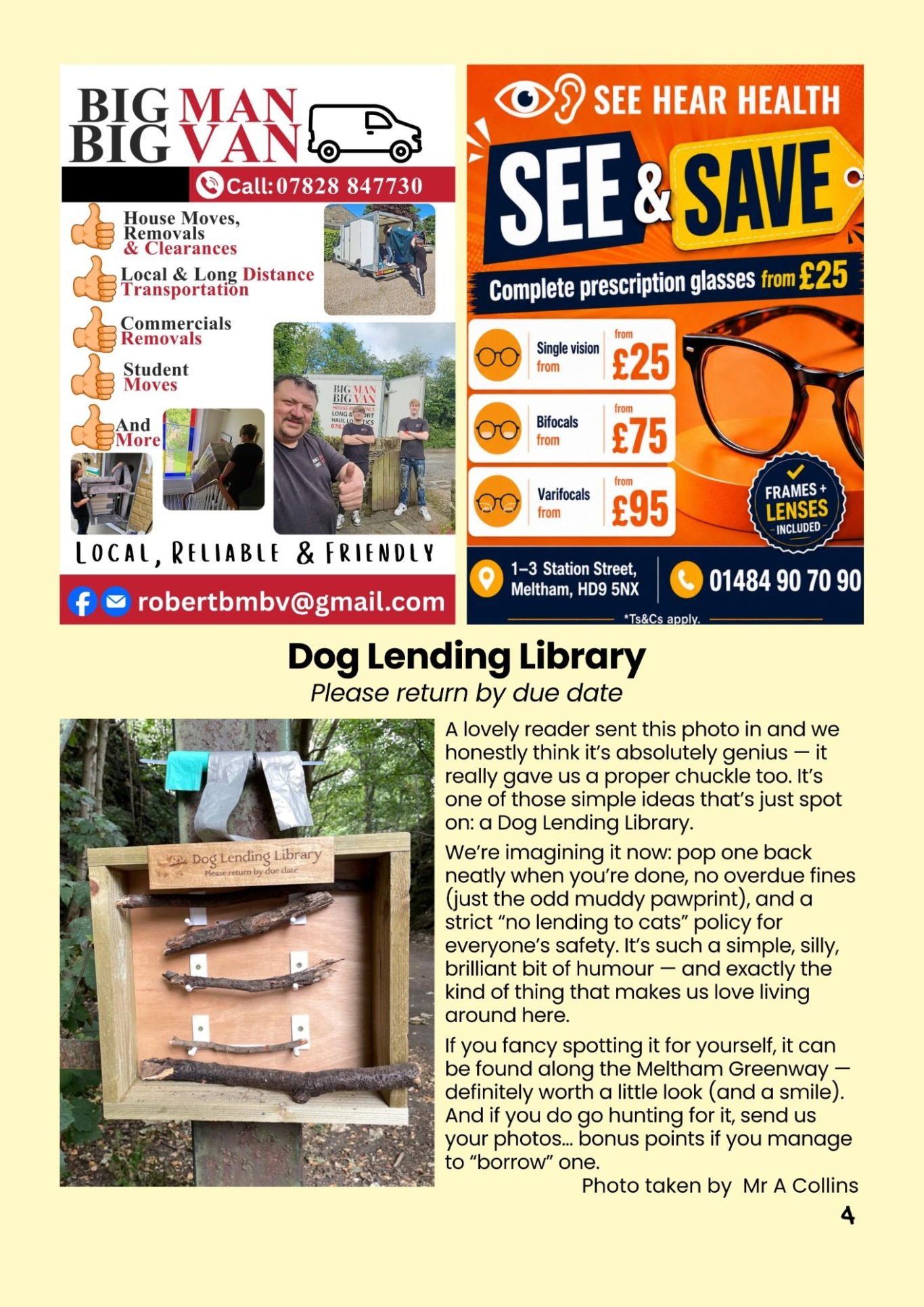 Meltham's Dog Lending Library