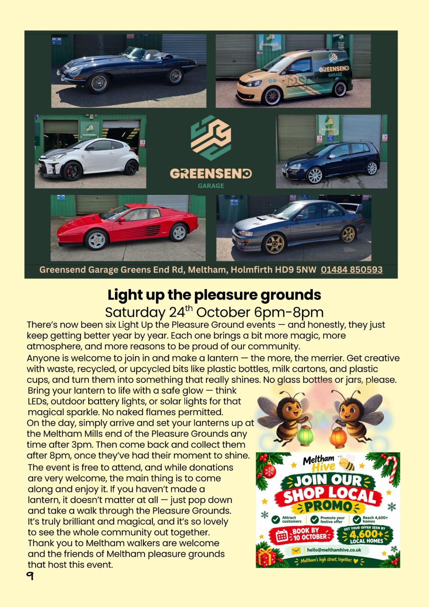 Light up the Pleasure Grounds - Meltham