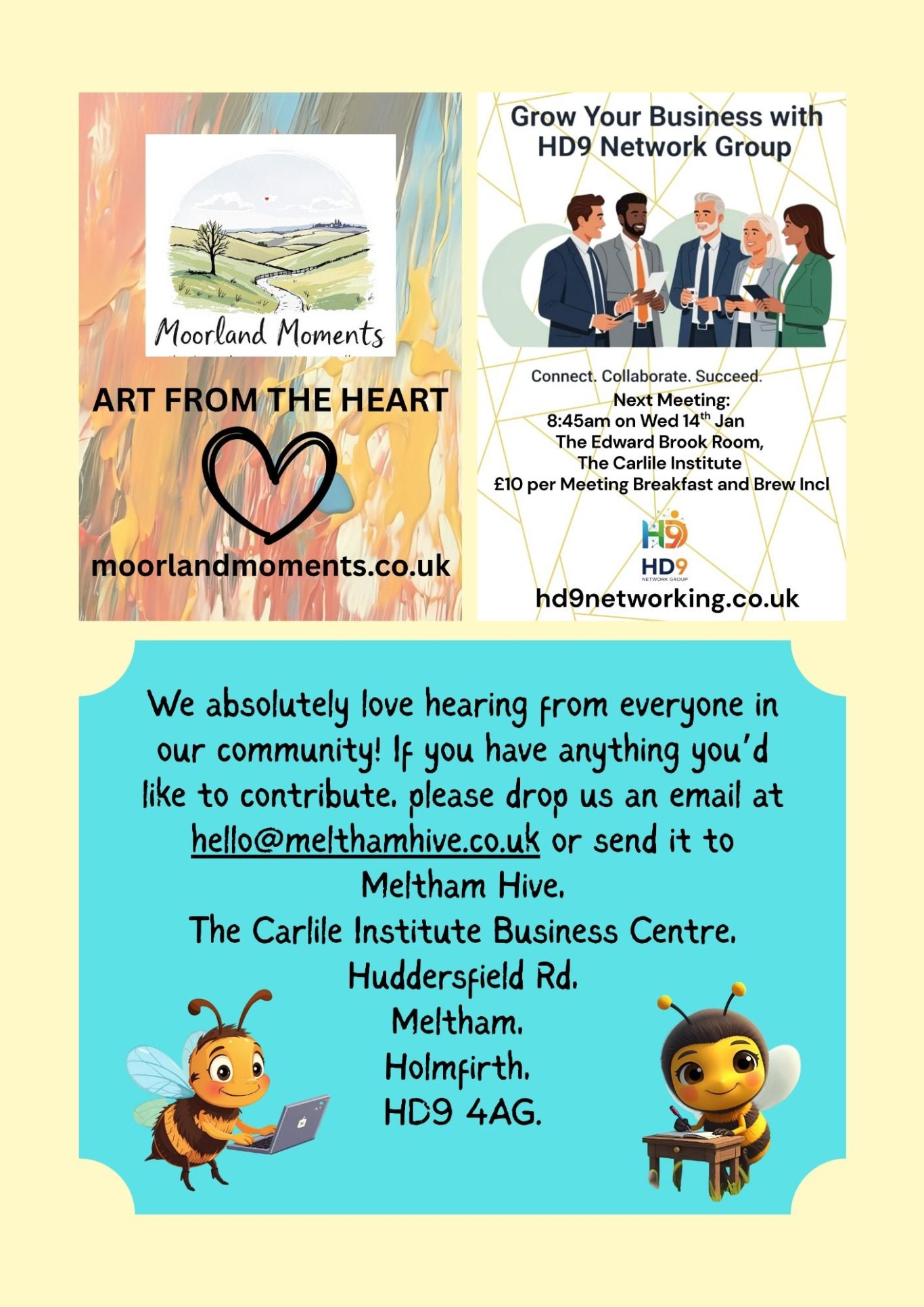 Meltham Hive Magazine January 2026 -Your stories