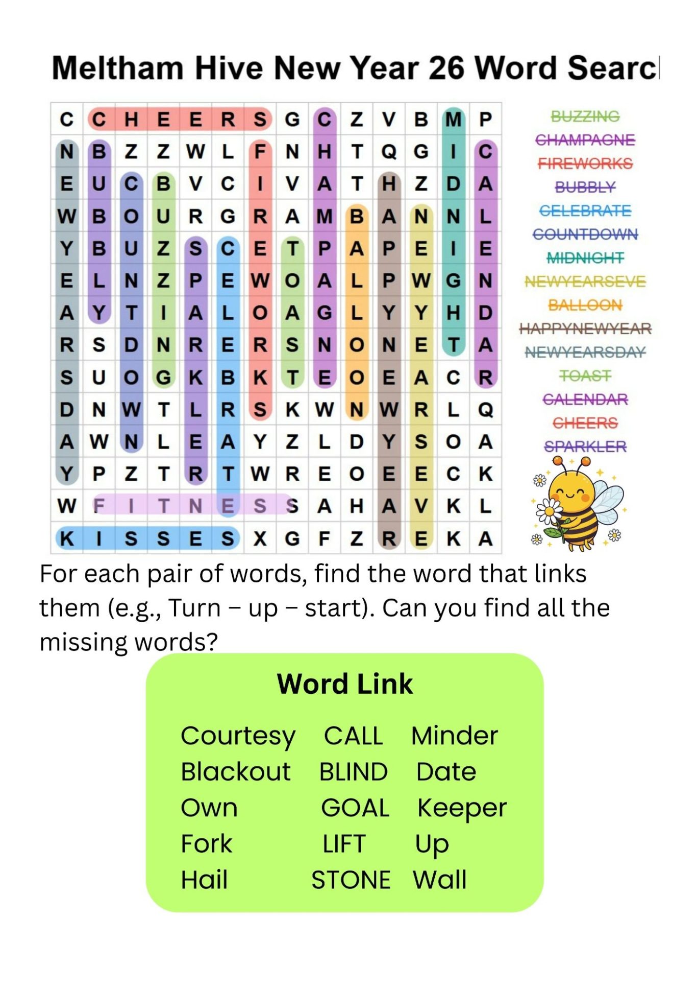 Meltham Hive Magazine January 2026 - Answers