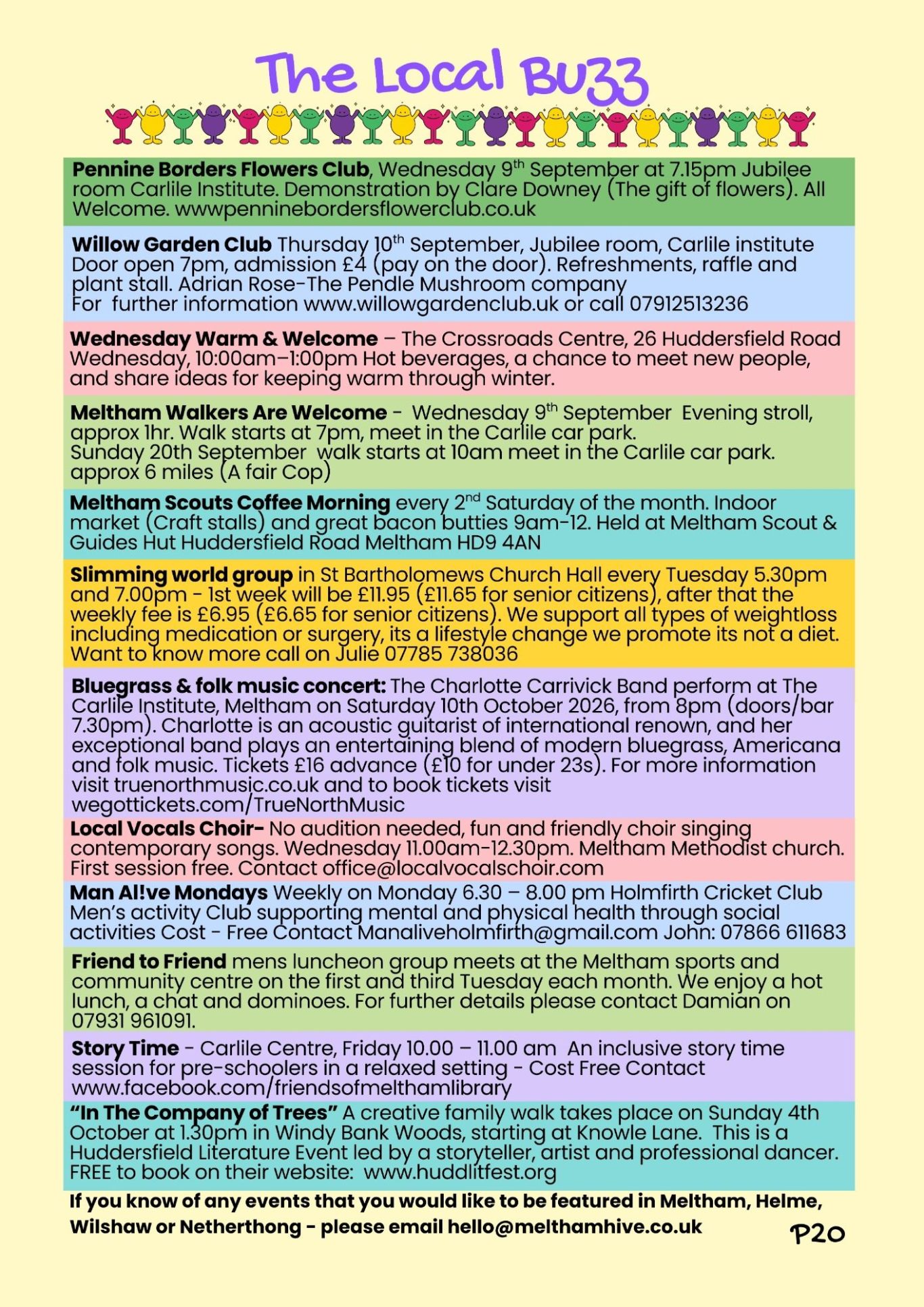 Your local Buzz for September