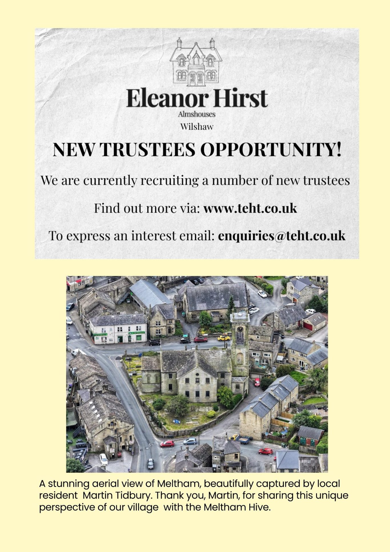 Meltham Hive Magazine January 2026 - News from the village