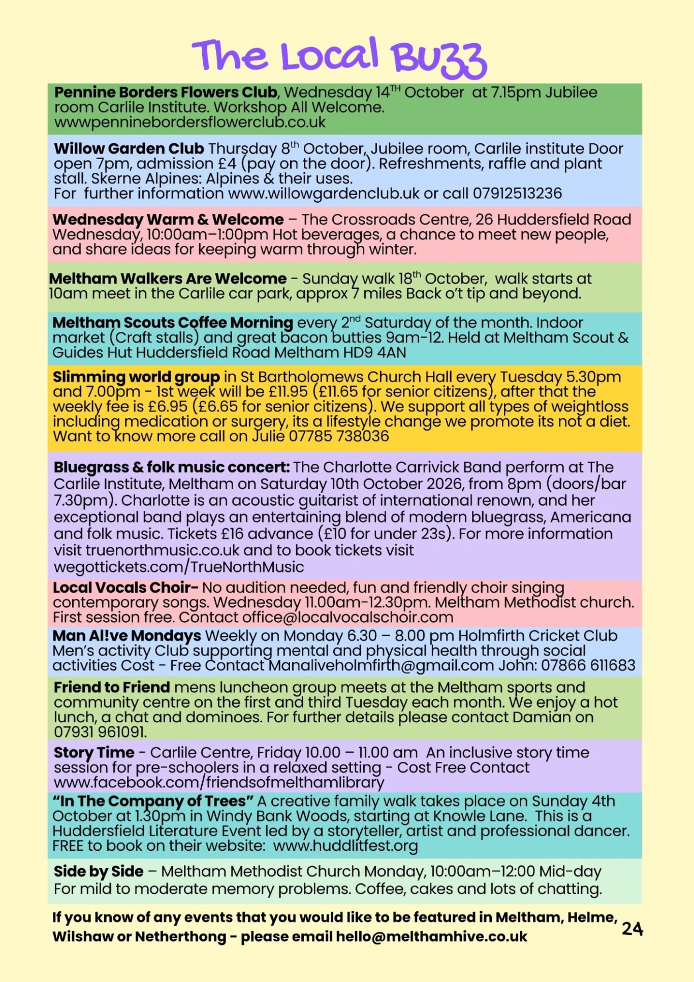 Meltham's local buzz 2