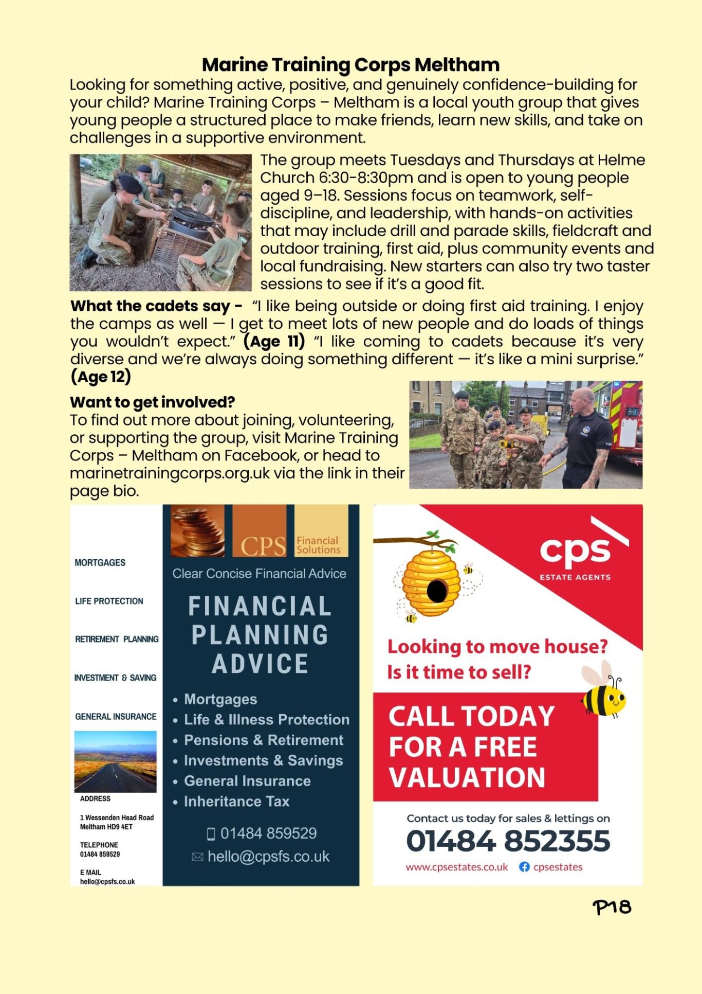 Meltham's Marine Training Corps