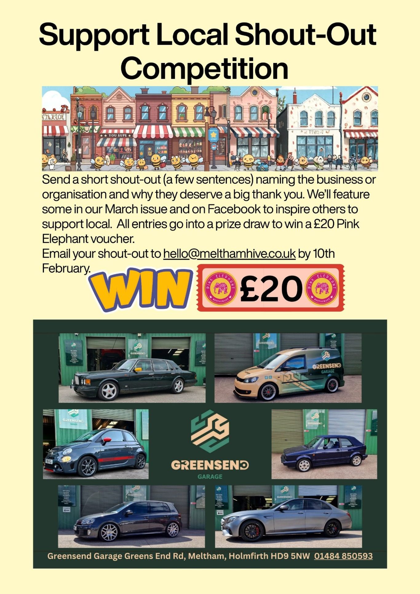 Meltham Hive Magazine January 2026 - Shop Local Competition