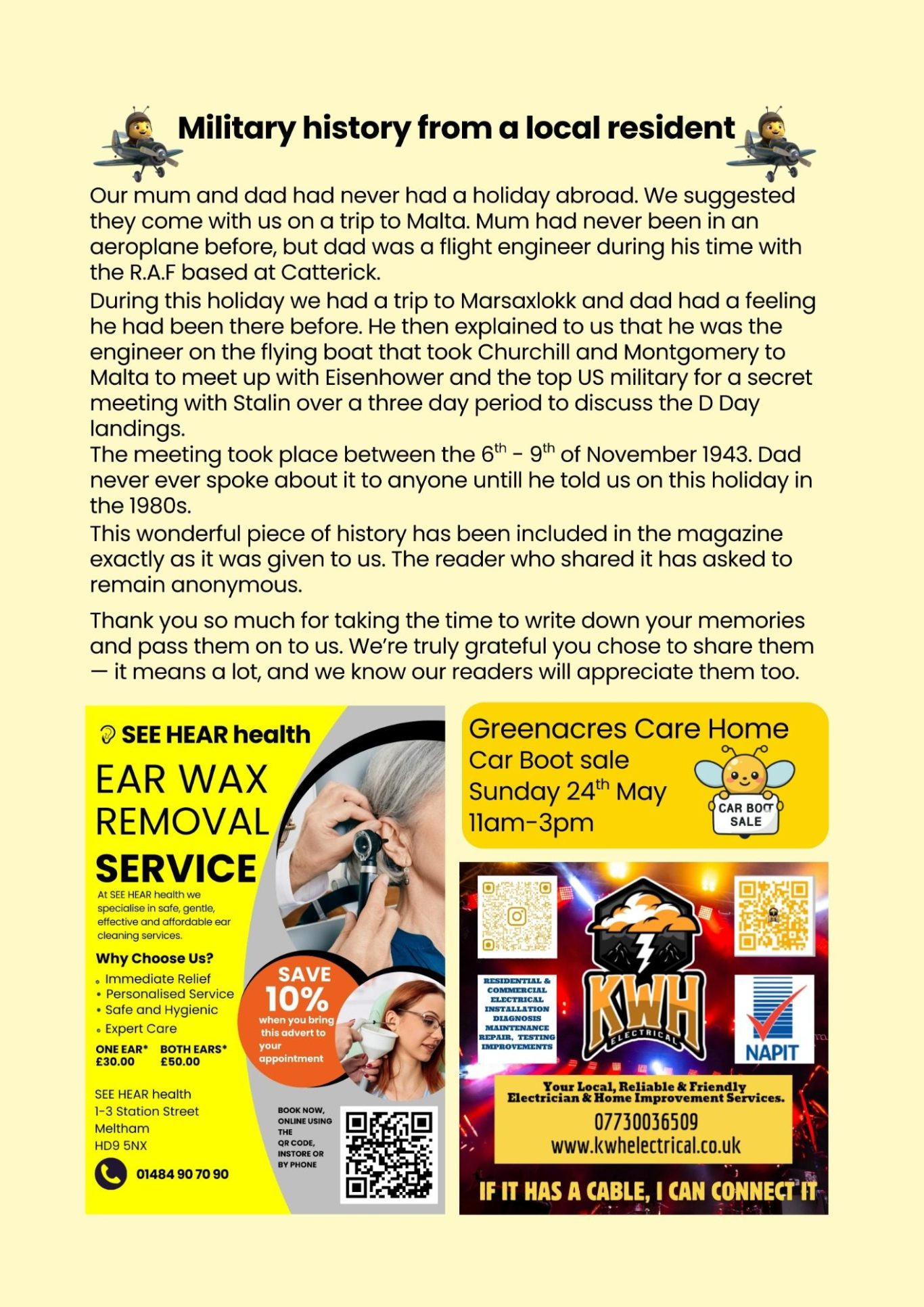 Meltham Hive Magazine May 2026
