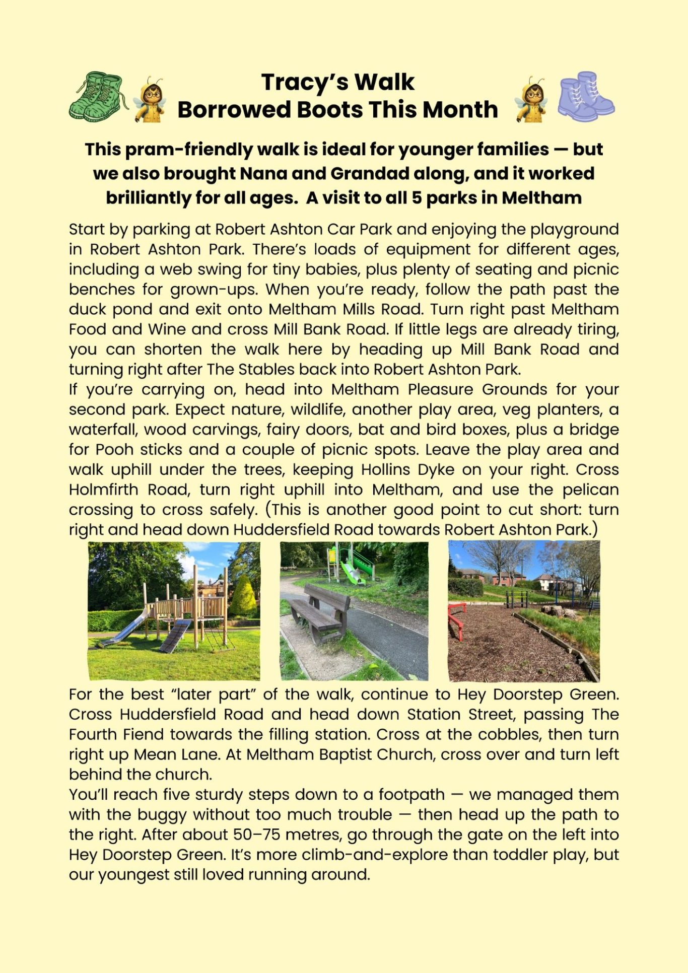 Tracy's Walk Meltham Hive Magazine May 2026